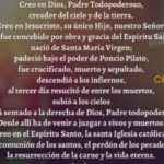 Texto Bíblico del credo